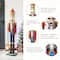 Glitzhome® 54" Wooden Christmas Glitter King Nutcracker